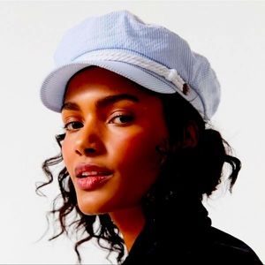 NWT BRIXTON SEERSUCKER FIDDLER CAP SIZE SMALL